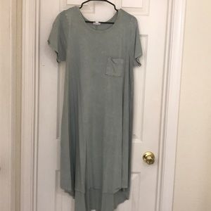 Acid wash Lularoe carly dress